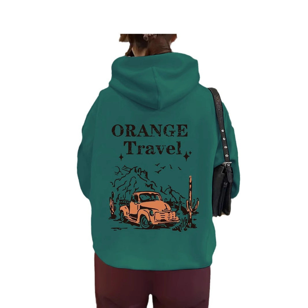 ORANGE Travel hoodie